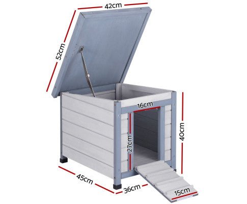 Pet Rabbit Hutch Outdoor Wooden Shelter Condo