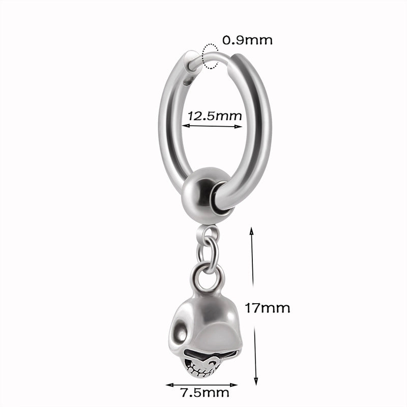 1 Piece Ear Cartilage Rings & Studs Casual Geometric 304 Stainless Steel Plating