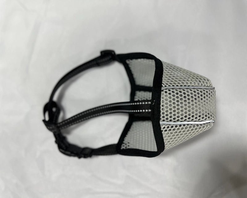 Anti-bite Dog Mouth Cover Mesh Cloth Breathable Anti-barking Anti-mess Eating Pet Mask Large And Small Dog Mouth Cover