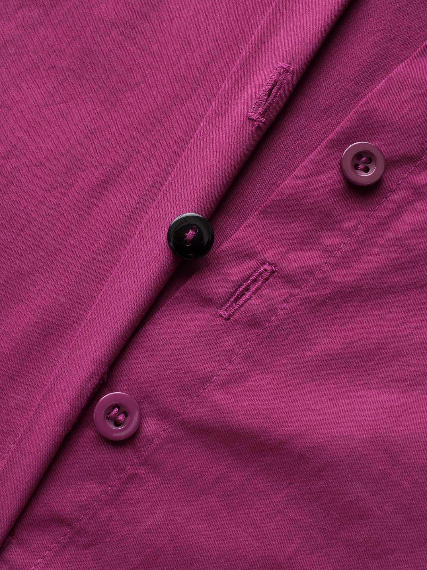 Solid Shirt Collar Tie Knot Shirt