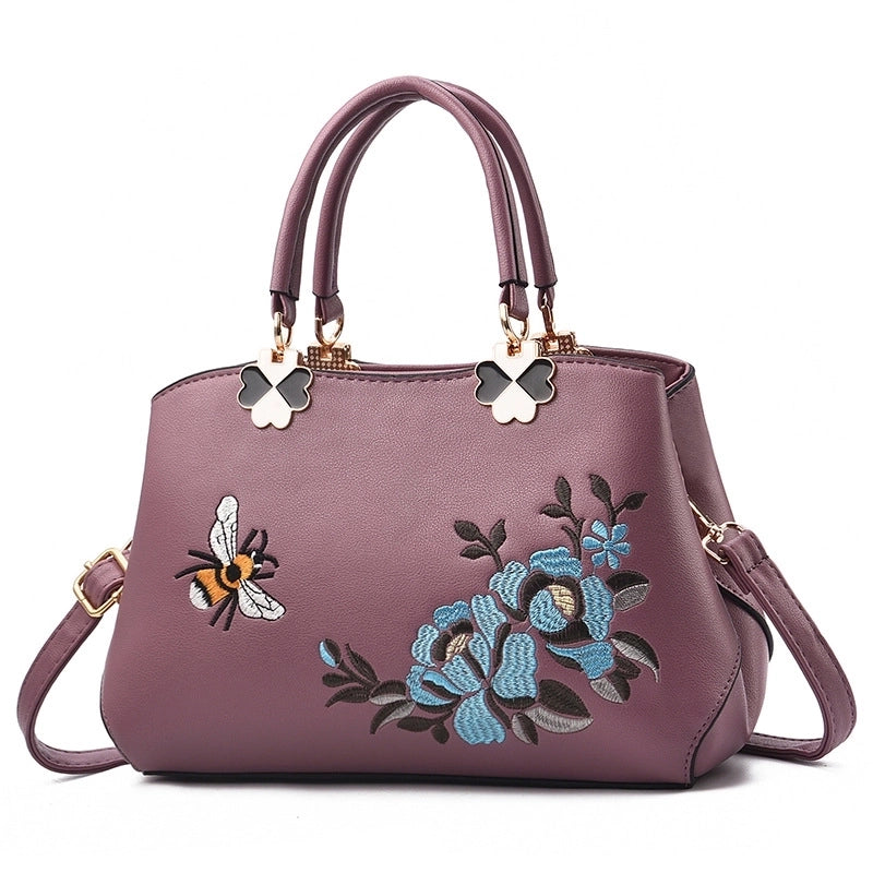 Women's Medium All Seasons Pu Leather Basic Handbag