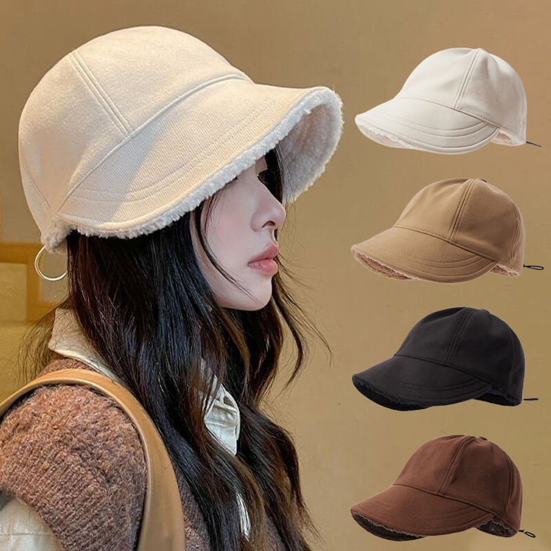 Warm Plush Bucket Hat