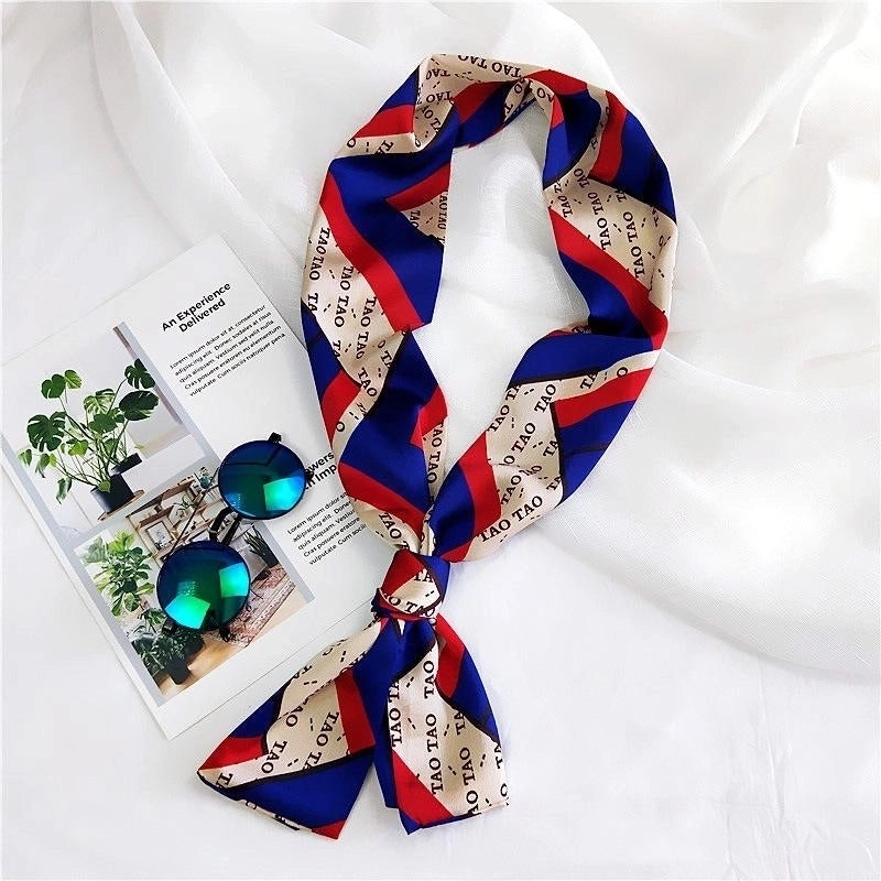 Fashion Double-sided Wild Small Scarf Professional Scarf