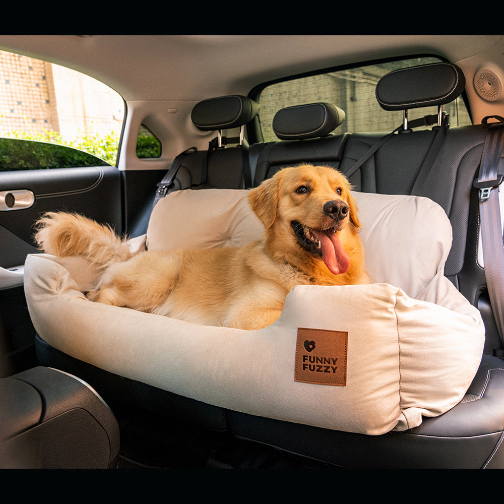 Travel Bolster Safety Medium Large Dog Car Back Seat Beds