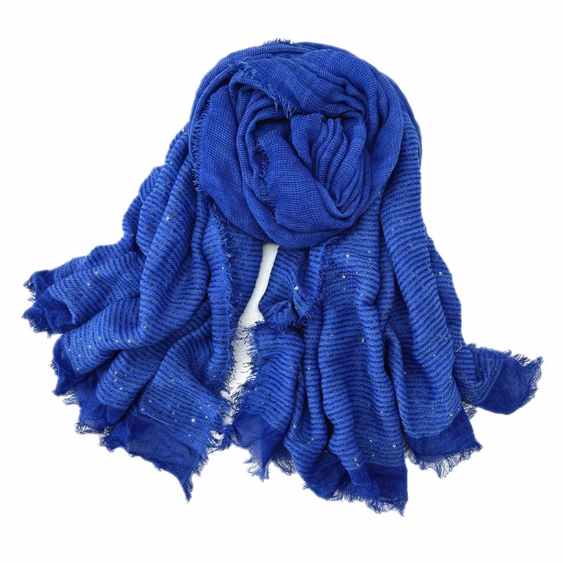 Unisex Retro Sweet Solid Color Artificial Cotton Scarf