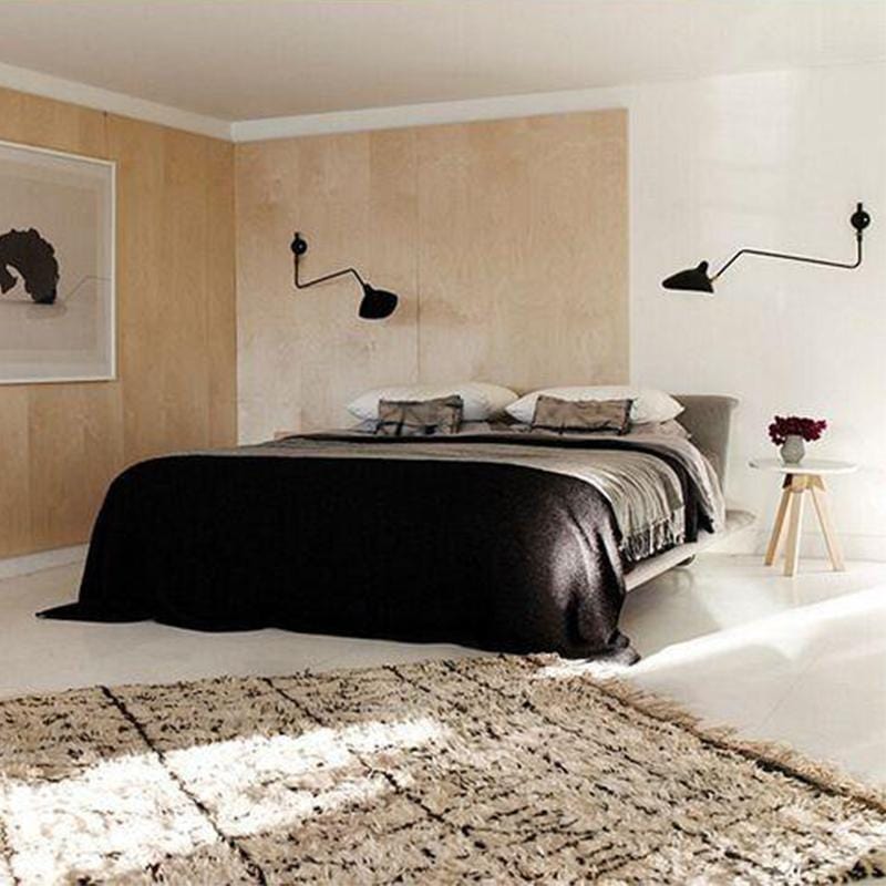 Hagar Black Deux | Mid-Century Wall Lamp
