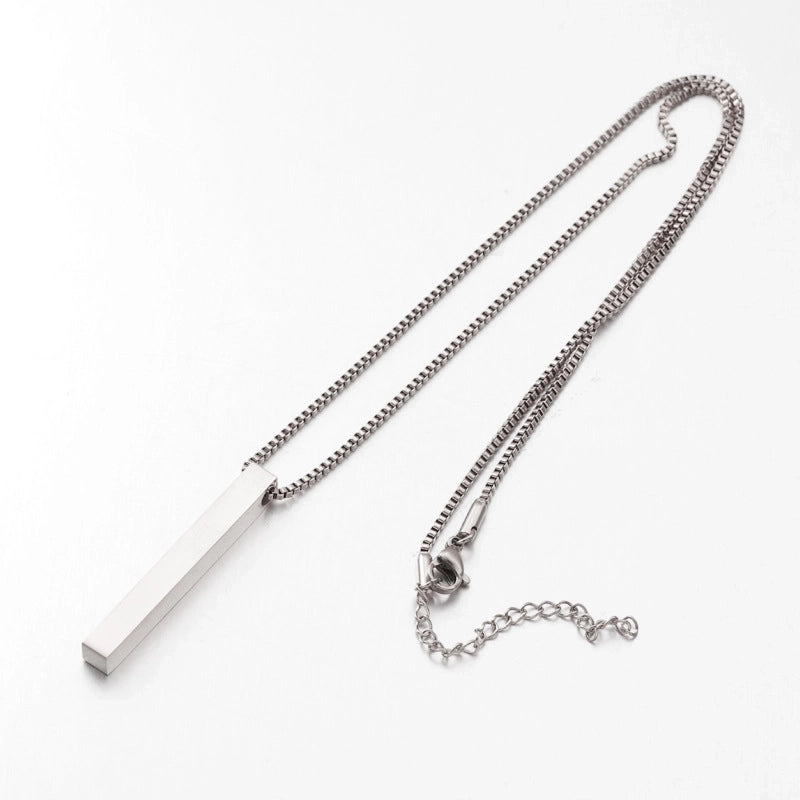 Stainless Steel 18K Gold Plated Basic Modern Style Plating Geometric None Pendant Necklace