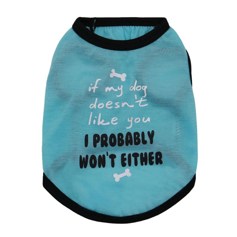 Summer Dog Clothes Thin Lightweight Breathable Vest For Teddy Pets Small Dogs Puppies Cats Thin Vest For Small Dogs Puppies