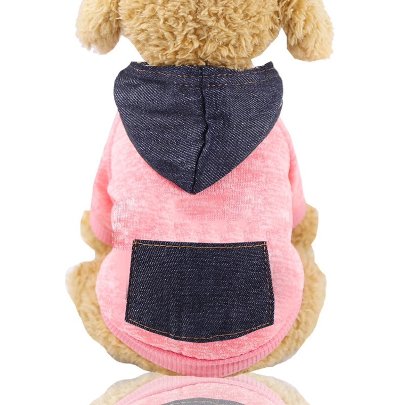 Clearance Autumn And Winter Fleece Sweater Pocket Two-legged Sports Style Pet Dog Cat Clothes Outdoor Manufacturers