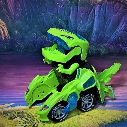 🔥  Special Sale 48% OFF🎁 LED DINOSAUR TRANSFORMATION CAR TOY