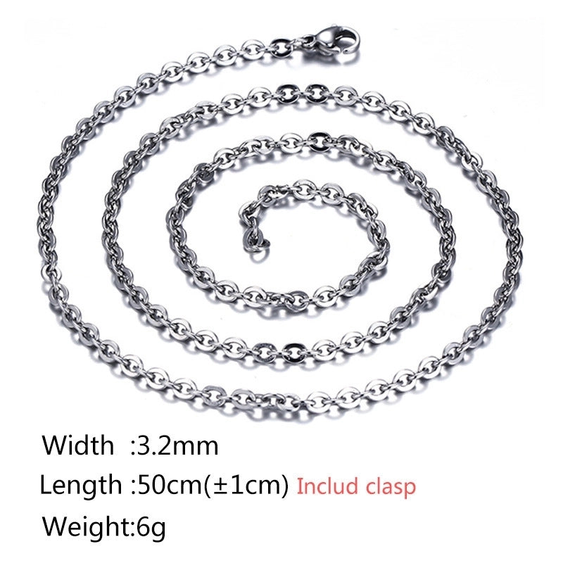 Fashion Geometric 201 Stainless Steel Plating Stainless Steel Necklaces