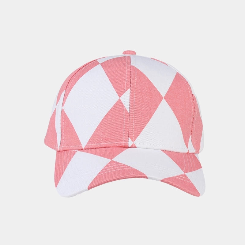 Women's Fashion Zebra Printing Curved Eaves Baseball Cap