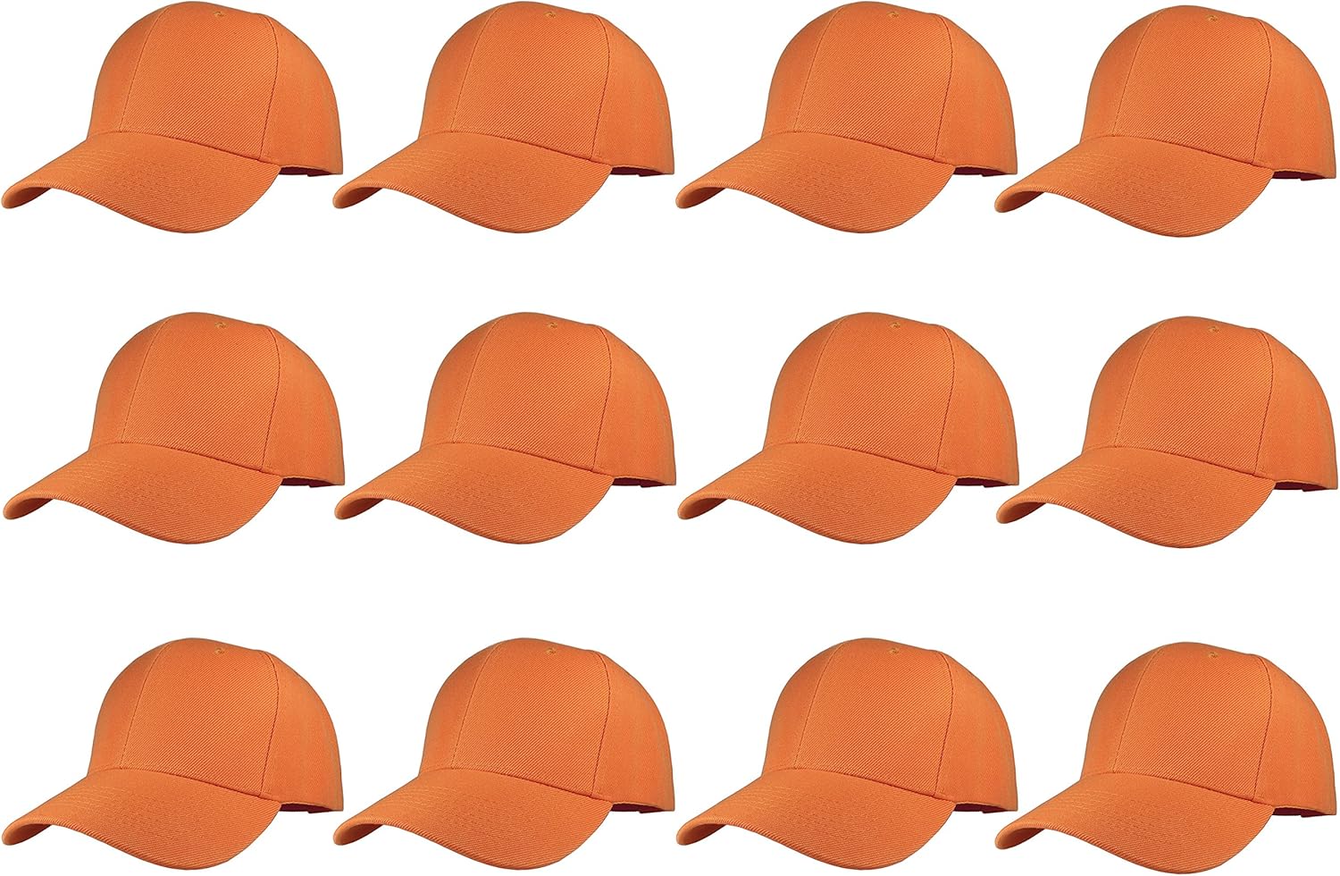 Gelante Plain Blank Baseball Caps Adjustable Back Strap Wholesale LOT 12 PC'S