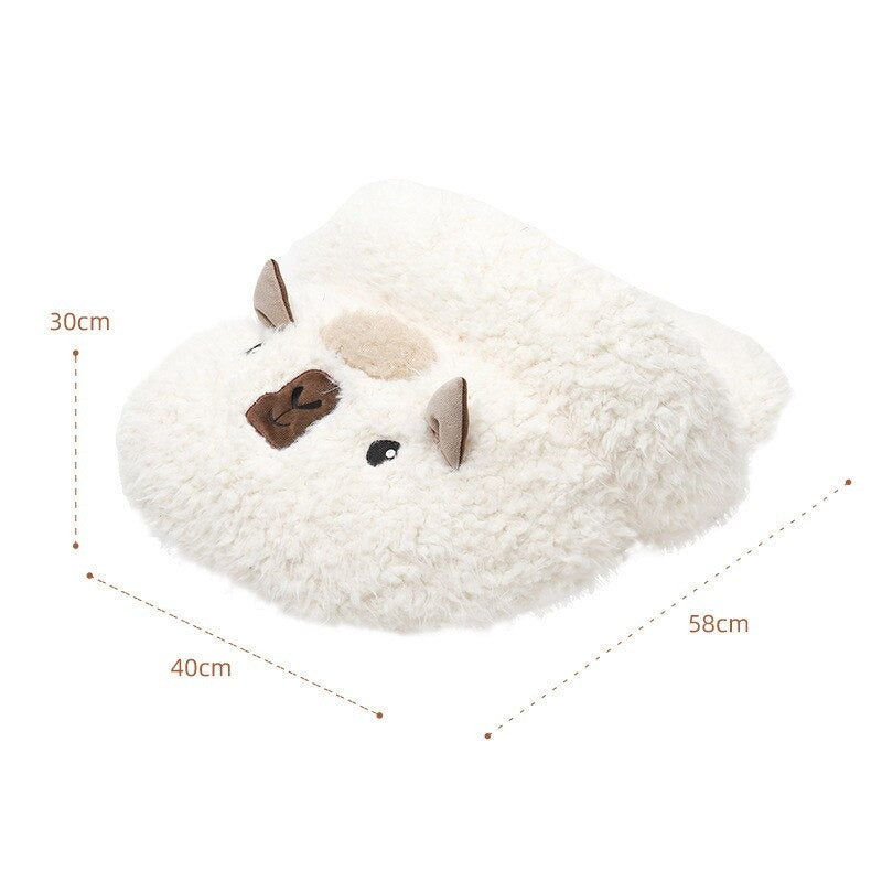 Alpaca Shaped Pet Bed