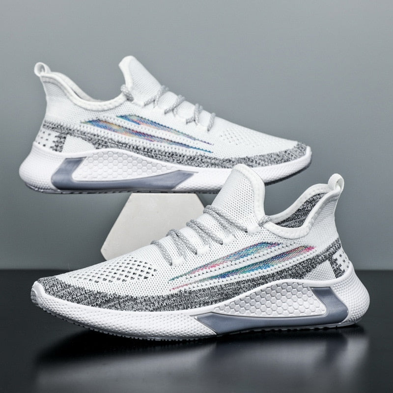 West Breathable Jogging Trainers Platform Lace Up Sneakers