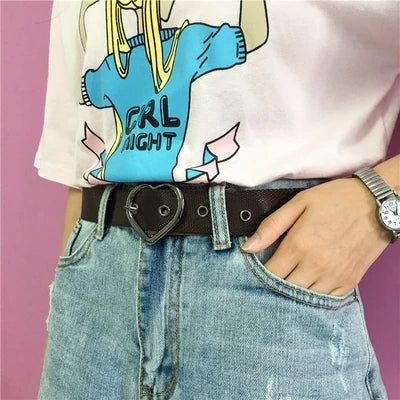 Retro love belt belt KF2366