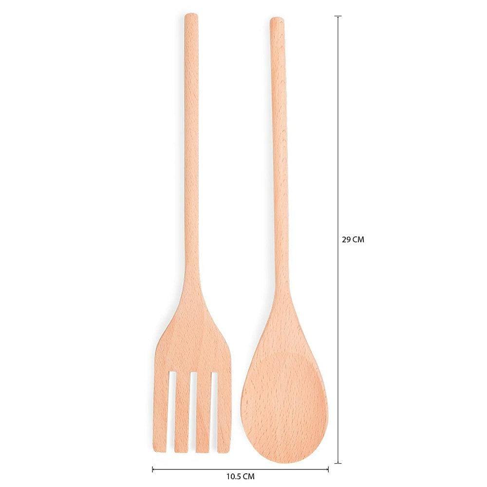 Tsuno Beechwood Salad Spoon & Fork Set