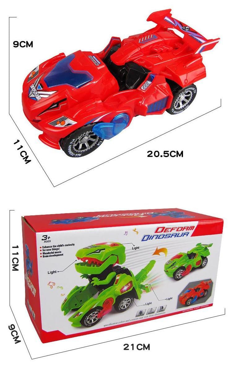 48% OFF 🔥Transforming Dinosaur LED Car✨