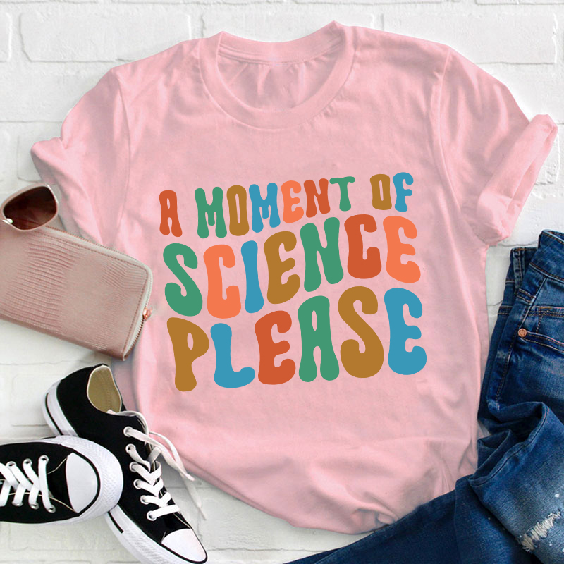 A Moment Of Science Please Teacher T-Shirt