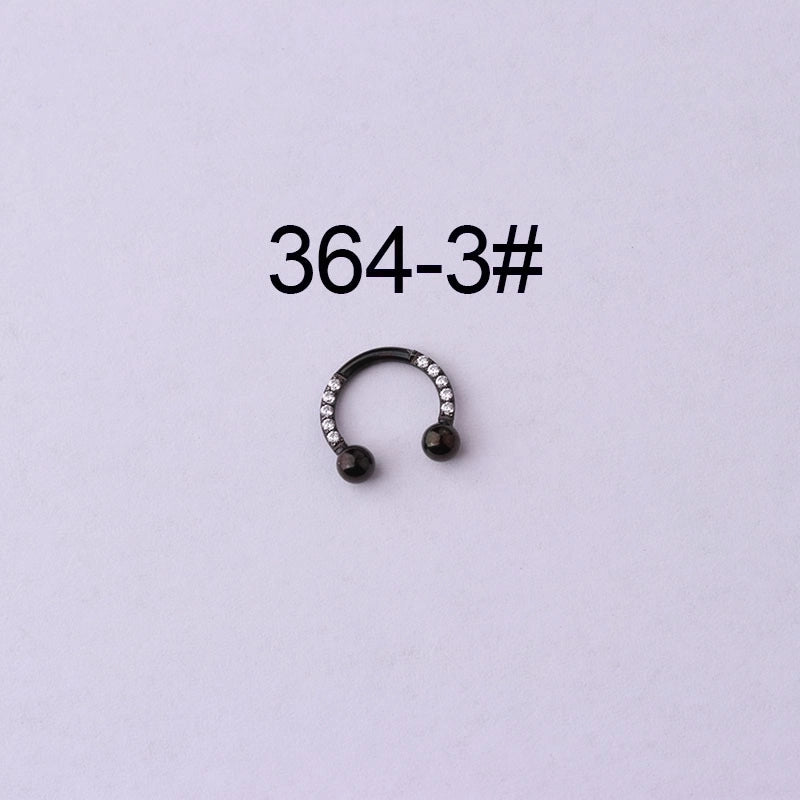 Ear Cartilage Rings & Studs Fashion Geometric 316L Stainless Steel  Plating