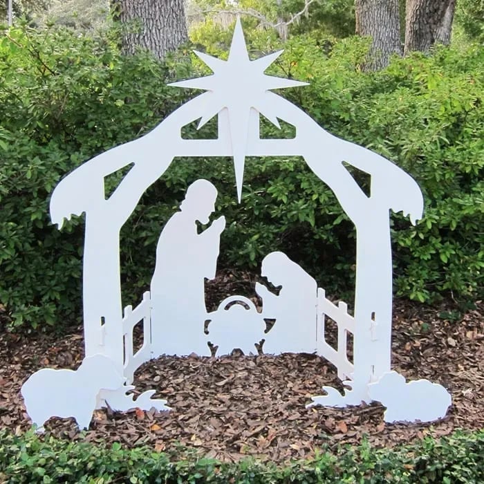 🔥 49% OFF 🔥Jesus Nativity Scene Sign(Buy 2 Free Shipping)