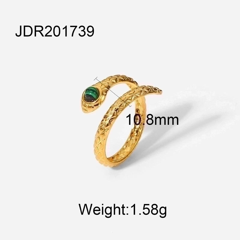 Fashion Geometric 304 Stainless Steel Artificial Gemstones