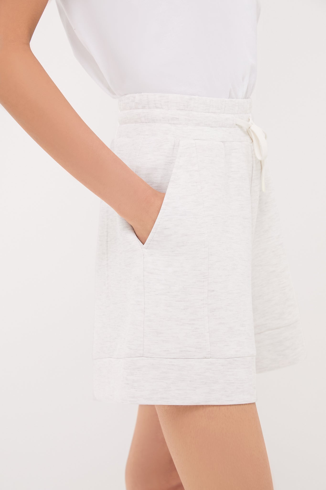 Ivory Marl Alder High Rise Short