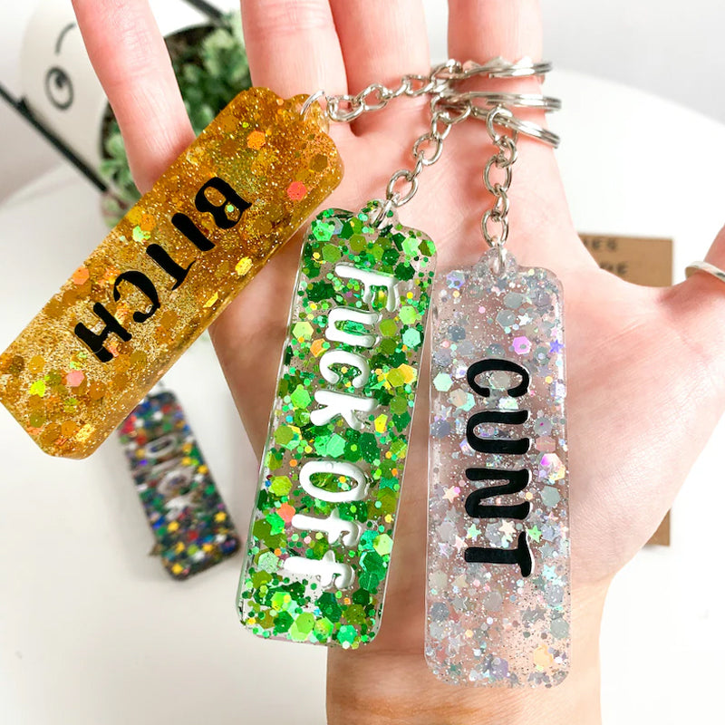 Swear Word Keychain