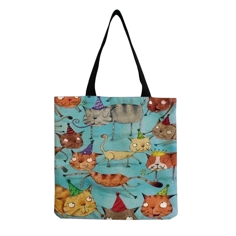 Women's Fashion Cat Shopping Bags