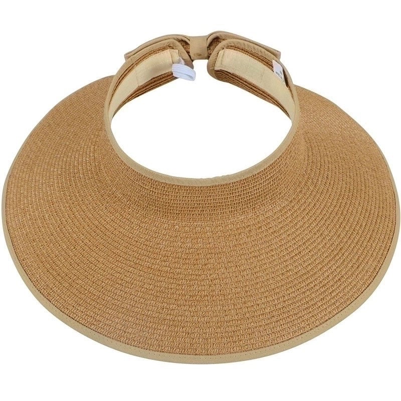 3 Pieces Women'S Minimalist Solid Color Big Eaves Sun Hat