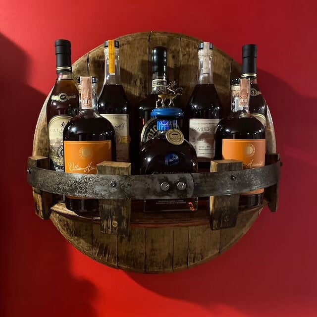 🔥HOT SALE🎉Bourbon whiskey barrel shelf 🍷