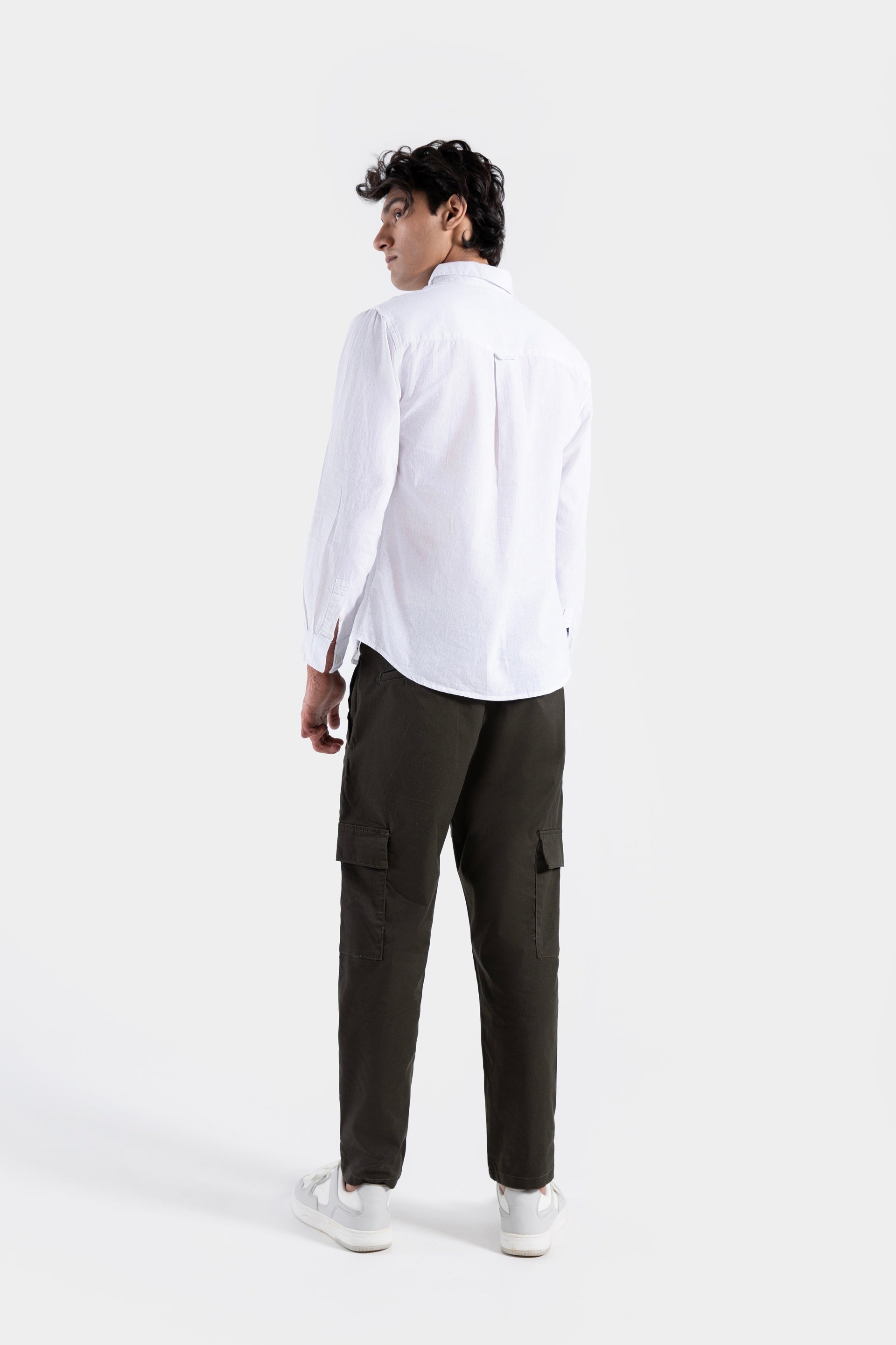 Basic Linen Blend Shirt