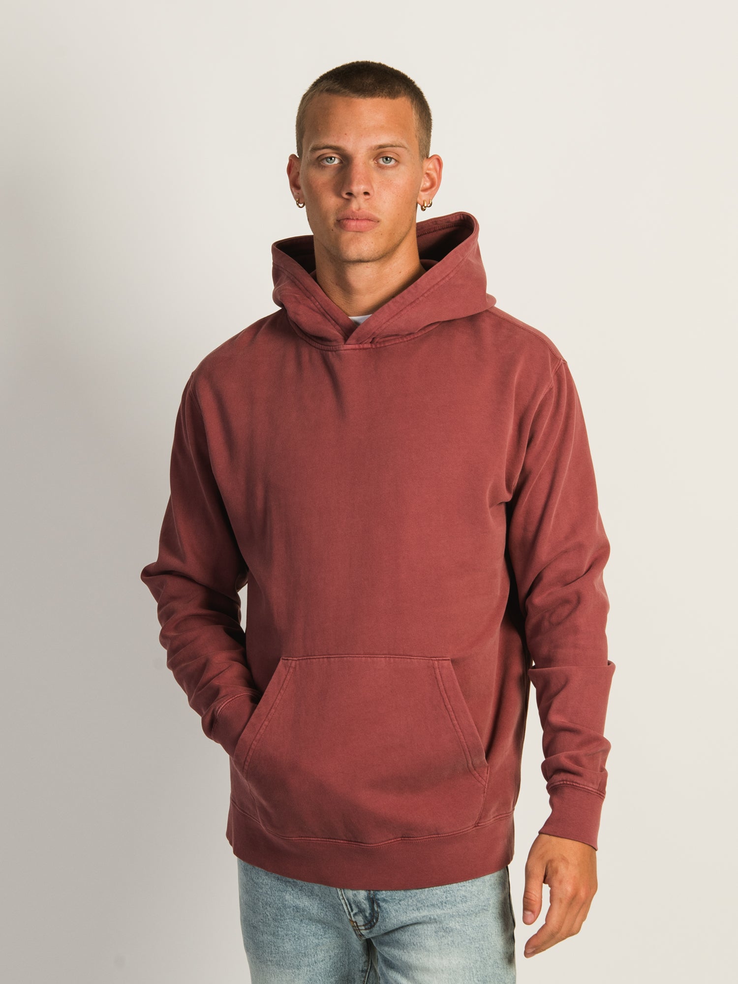 KOLBY PARKER VINTAGE WASH HOODIE - MAUVE