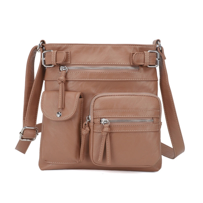 Bags Bag Women's Crossbody Bag Multifunctional Small Square Bag Fashion Niche PU Shoulder Bag