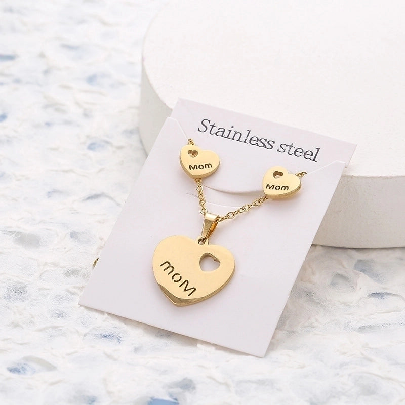5 Pieces 2 Pieces Minimalist Star Cat Butterfly Stainless Steel Women's Jewelry Set