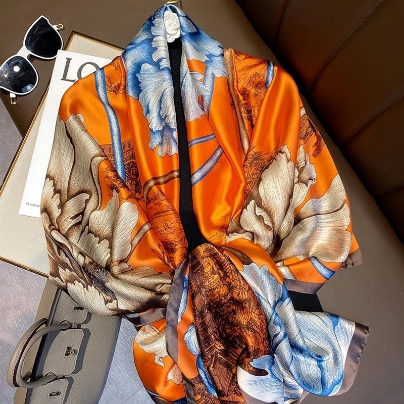 Fashion Silk Scarf (707 Main Color) Nhcj0164-707 Main Color