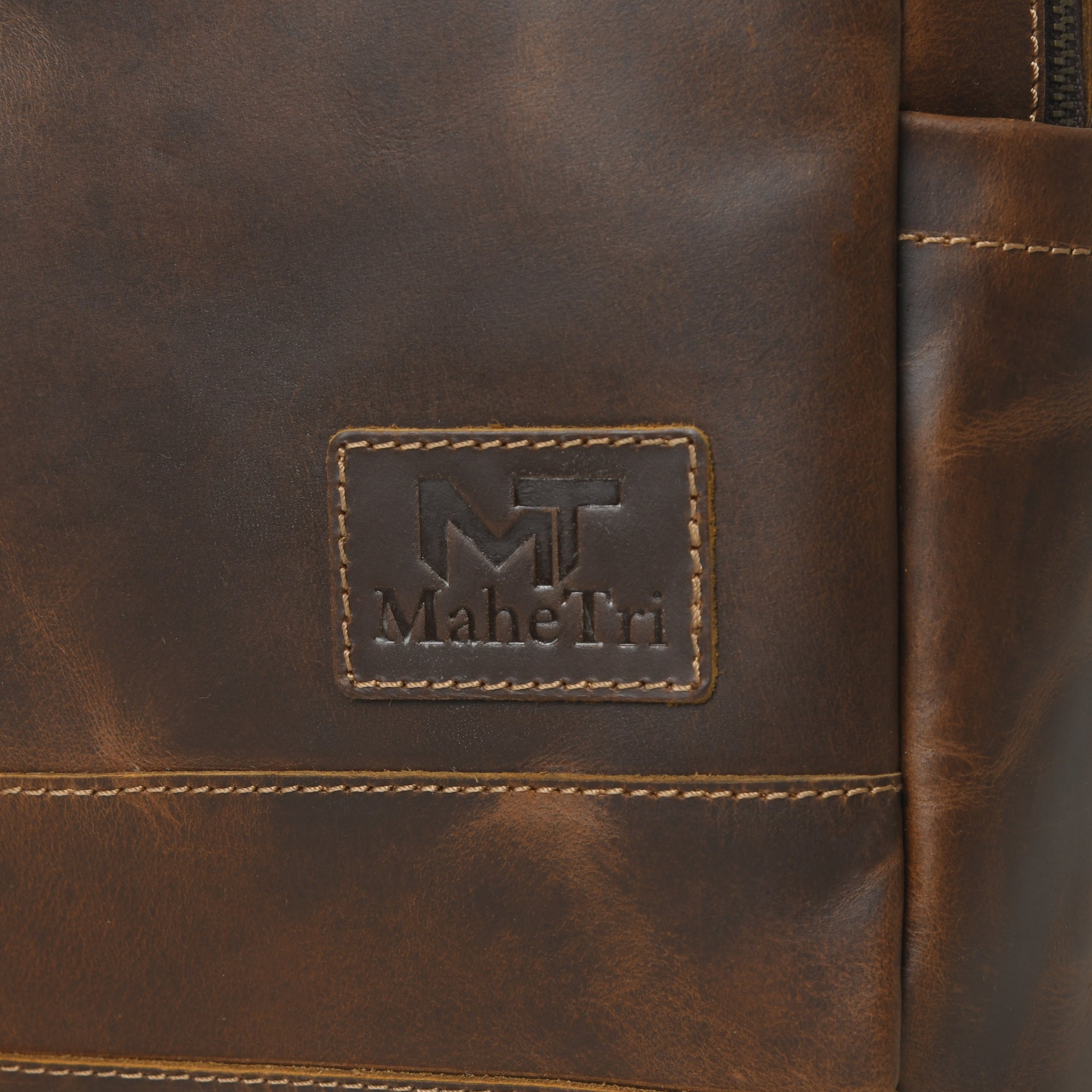 Unisex Buffalo Leather Backpack