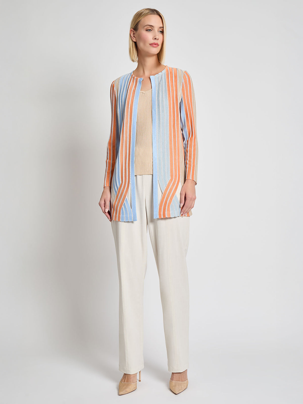 Heritage Lurex Multi-Stripe Knit Jacket - Vanity Fit