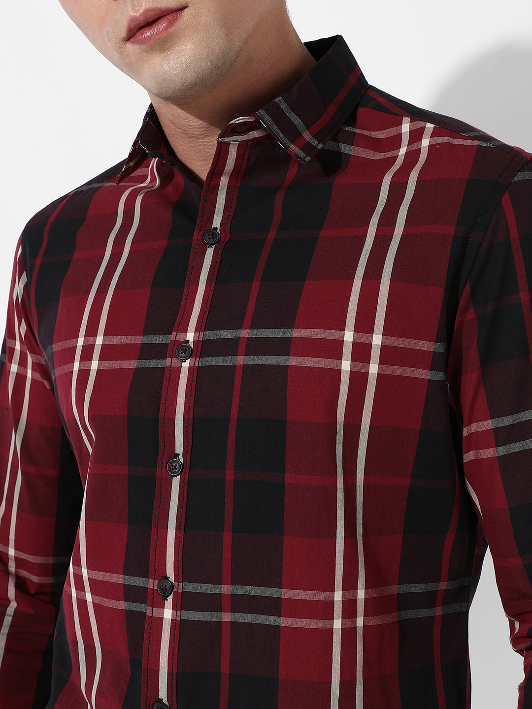 Cotton Plaid Shirt