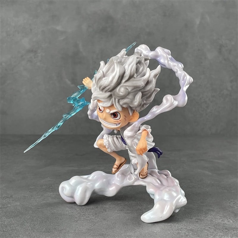 🔥2023-8.6-Luffy Gear 5 Action Figure Nika Statu