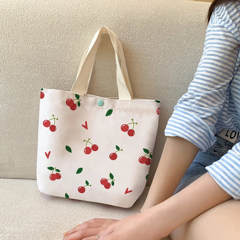 Women's Small Polyester Cartoon Cute Classic Style Square Buckle Handbag