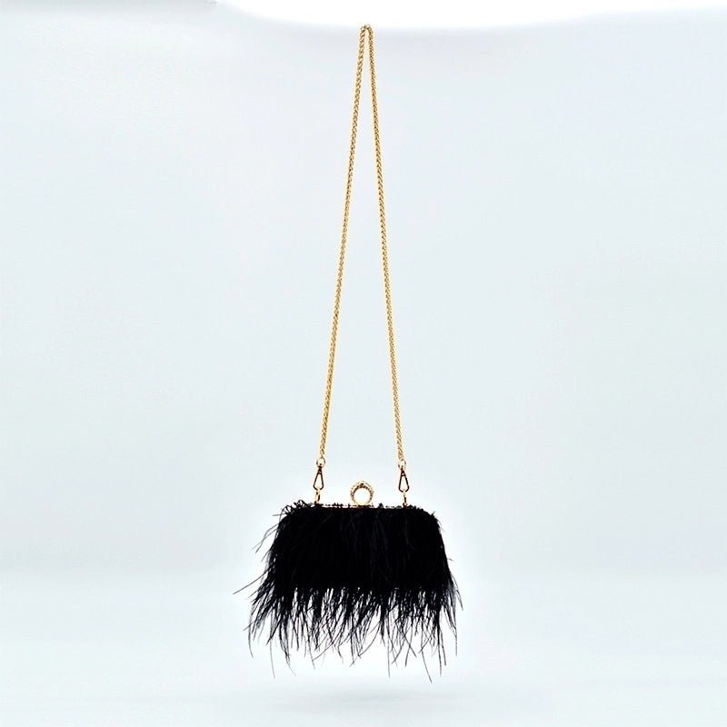 Women's Medium Spring&summer Plush Fashion Handbag