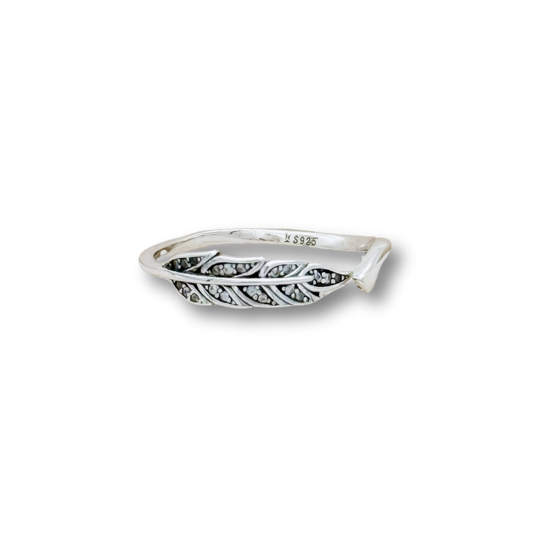Free Spirit Feather Ring