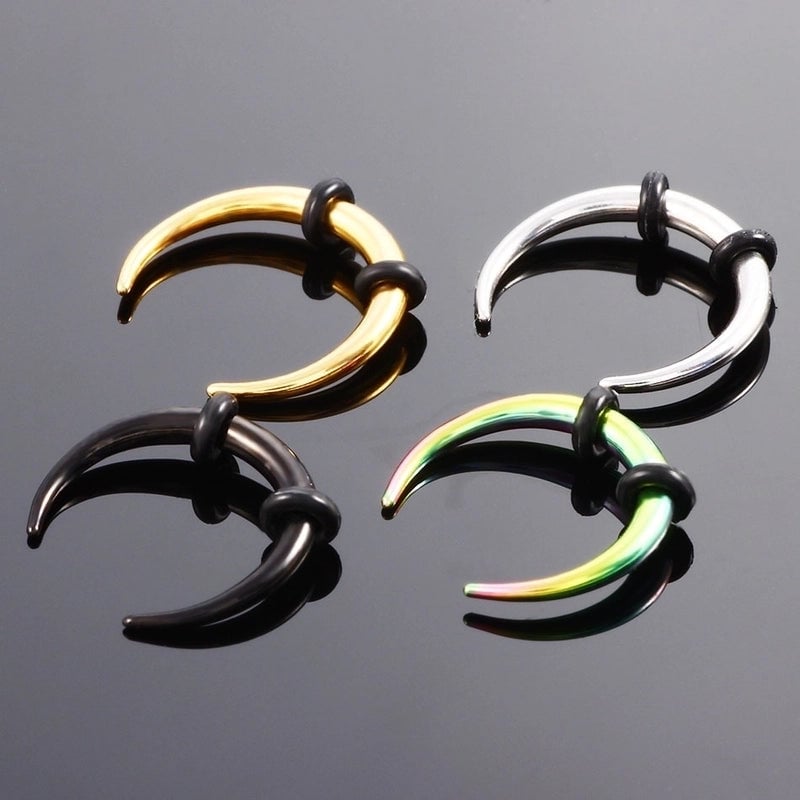 Minimalist U Shape Stainless Steel Plating Earrings 1 Piece
