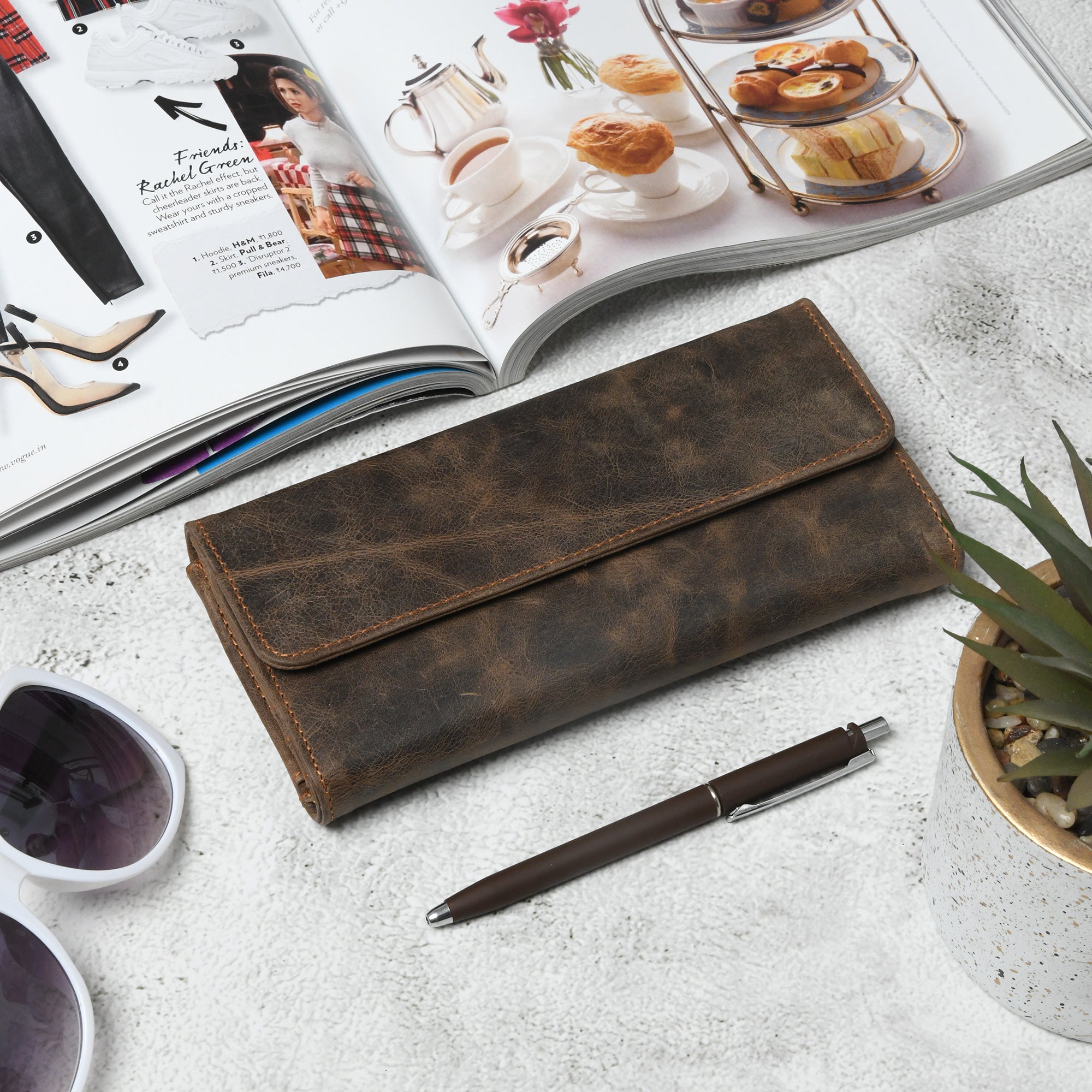 Ladies Wallet- Walnut Brown