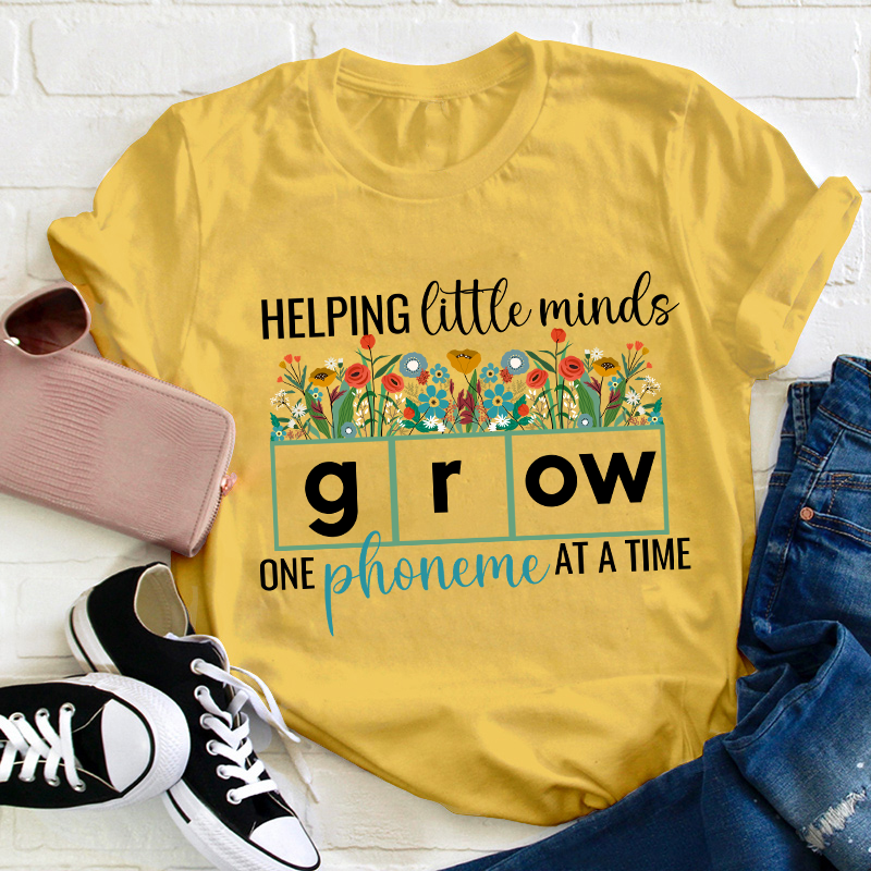 Help Little Minds Grow Teacher T-Shirt