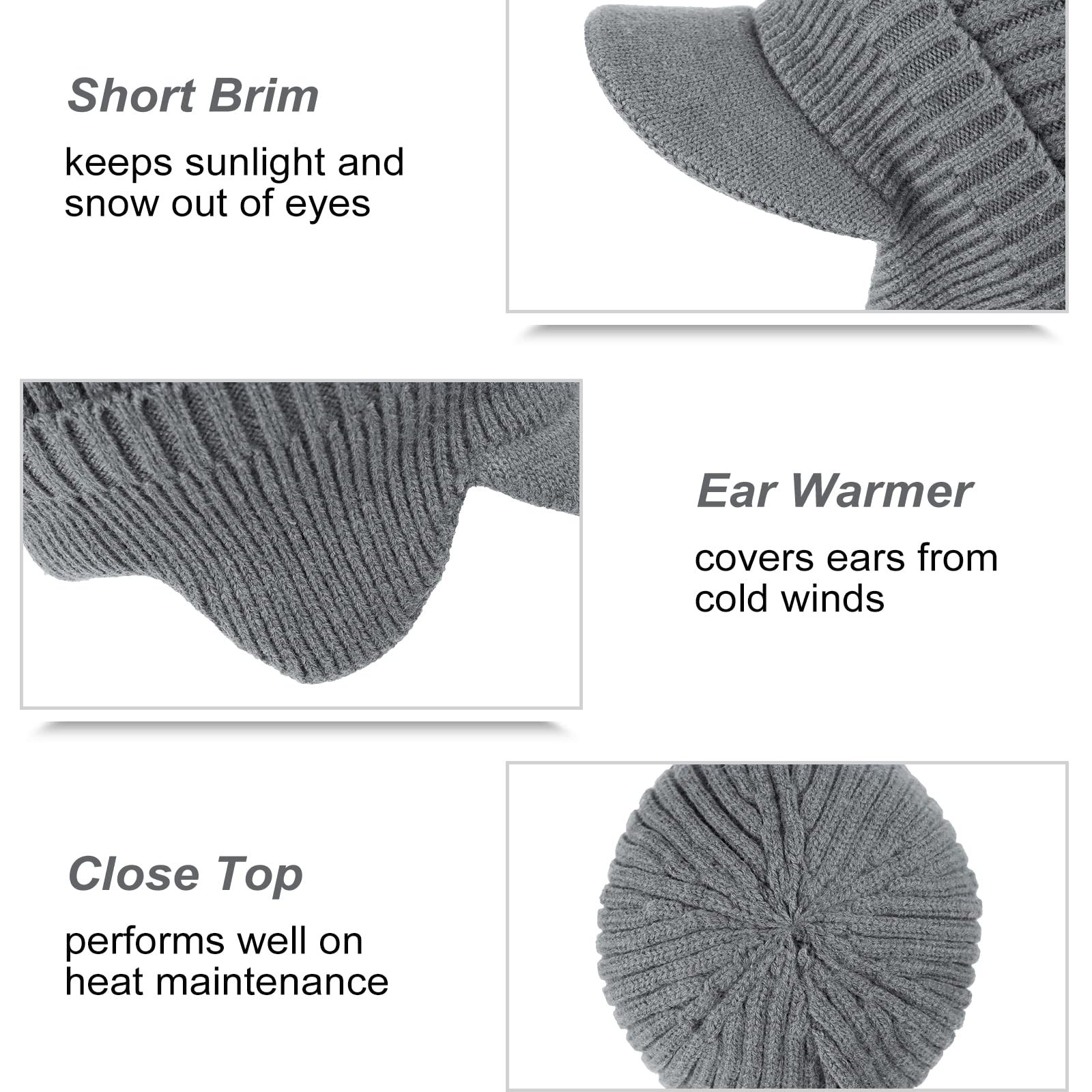 🔥 Elastic Warm Ear Protection Knitted Hat☃️