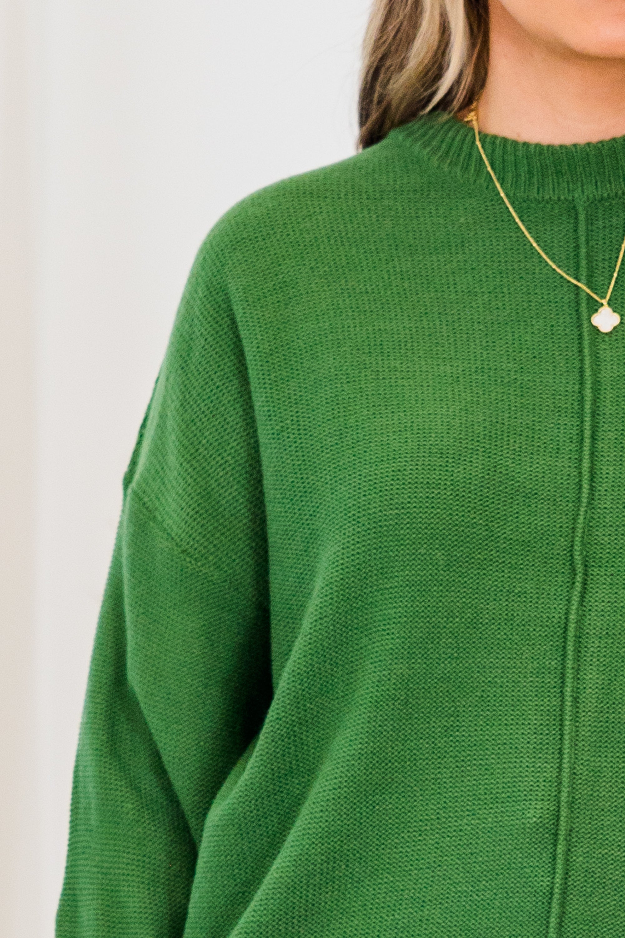 Work This Out Sweater. Green