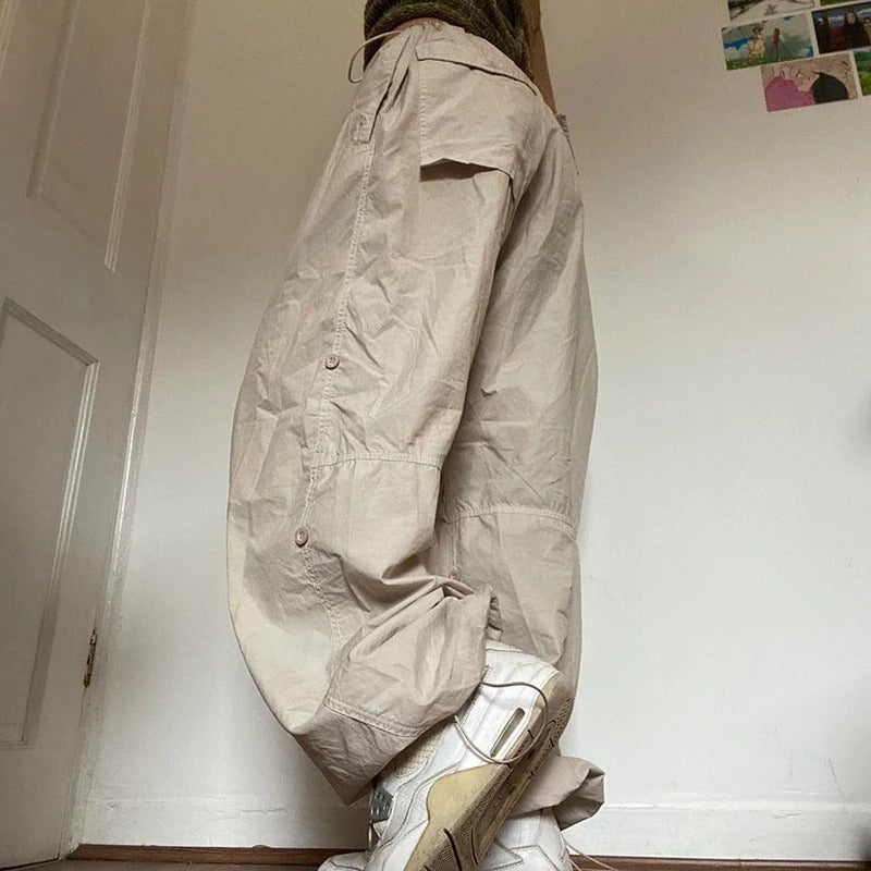 Women Solid Joggers Baggy Trouser Pants