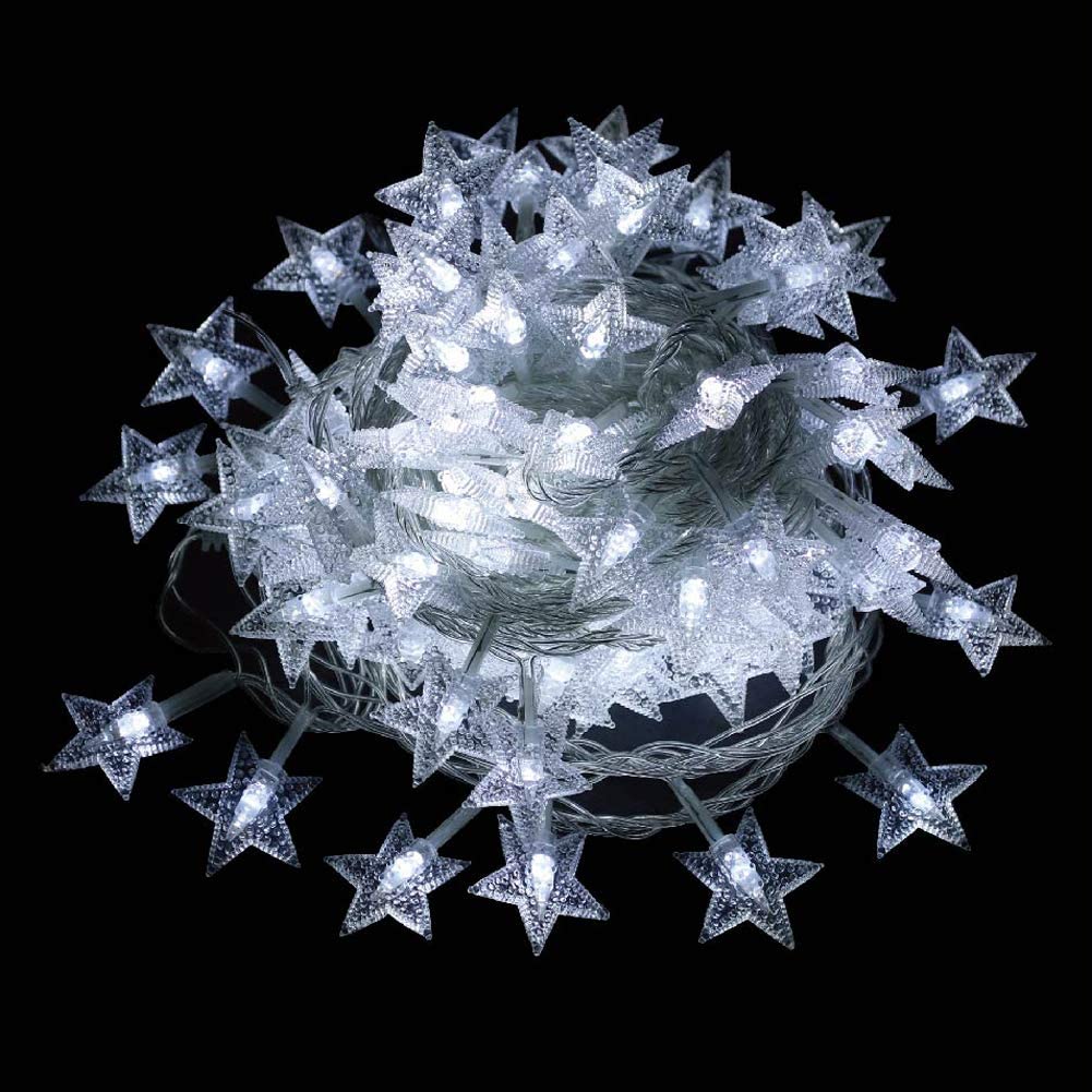 100 LED 49 FT Star String Lights